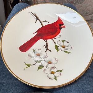 Avon Cardinal Design Decorative Plate